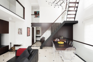 The interior design of the townhouse in a modern style: 155+ (Photo) projects for the living room, kitchen, courtyard