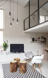 Reka bentuk dalaman rumah bandar dalam gaya moden: 155+ (Foto) projek untuk ruang tamu, dapur, halaman