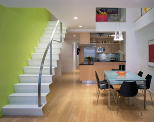 आधुनिक शैली में टाउनहाउस का इंटीरियर डिजाइन: लिविंग रूम, रसोई, आंगन के लिए 155+ (फोटो) परियोजनाएं