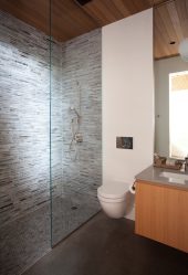 Design de salle de bain dans une maison en bois (200+ Photos): décoration DIY (plafond, sol, murs)
