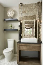 Design de baie in casa din lemn (200+ fotografii): Decoratiuni interioare (tavan, podea, pereti)
