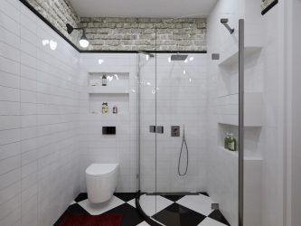 Projeto do banheiro em uma casa de madeira (mais de 200 fotos): decoração DIY (teto, piso, paredes)