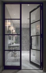 Quais portas para o banheiro e banheiro é melhor? 170 Opções para sua escolha (vidro, plástico, deslizante)