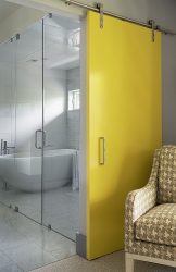 أي الأبواب إلى المرحاض والحمام أفضل؟ 170 خيارات لاختيارك (زجاج ، بلاستيك ، منزلق)