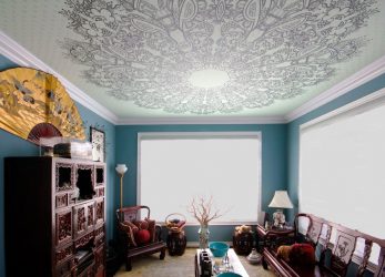 Двустепенни тавани в залата: Материали, интересни комбинации, дизайнерски идеи (135+ снимки)