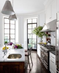 Incroyables baies vitrées dans la cuisine - Art of Design (115+ photos of Interiors)