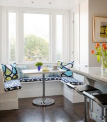 रसोई घर में अतुल्य बे विंडोज़ - डिजाइन की कला (115+ अंदरूनी की तस्वीरें)