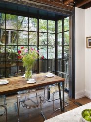 Incredible Windows Παράθυρα στην Κουζίνα - Τέχνη του Σχεδιασμού (115 + Φωτογραφίες των εσωτερικών χώρων)