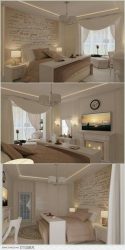 Photo wallpaper on the wall in the living room, bedroom, kitchen and child: 205+ Photo Attractive interiors