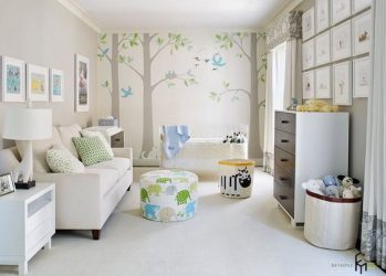 Foto papel de parede na parede na sala de estar, quarto, cozinha e criança: 205 + Foto interiores atraentes