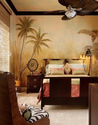 침실 내부의 사진 벽지 : 205+ (사진) 편안함을 만들어주는 아름다운 아이디어