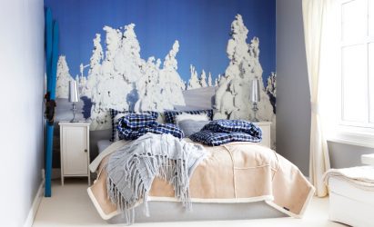 Fotobehang in het interieur van de slaapkamer: 205+ (Foto) Mooie ideeën om comfort te creëren