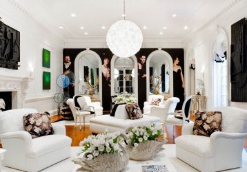 Designen av vardagsrummet i färgen på vit snö - skapa elit mästerverk. 135+ Bilder av riktiga stillösningar i inredningen