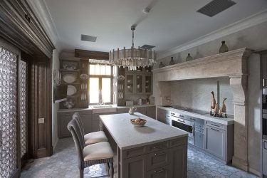 ديكور الحجر في المطبخ - 130 خيارات التصميم لتصاميم جميلة