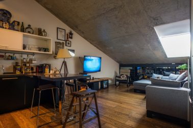 Home design with attic (170+ Photos) - Room interior decoration options