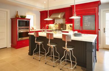 La magia del color que afecta nuestra percepción del interior: diseño de una cocina roja en colores brillantes (más de 115 fotos)