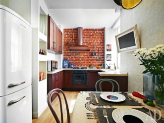 Der Zauber der Farbe, der unsere Wahrnehmung des Interieurs beeinflusst: Entwurf einer roten Küche in hellen Farben (115+ Fotos)