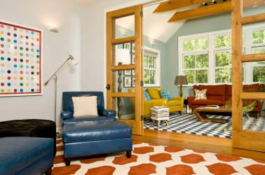 Ghế bập bênh trong nội thất: Đồ nội thất tuyệt vời sẽ làm cho ngôi nhà của bạn thoải mái hơn. 160+ (Ảnh) tự làm gỗ, kim loại, gỗ dán