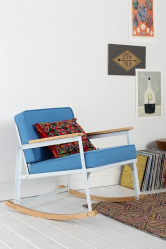 Kerusi goyang di pedalaman: Perabot yang sangat baik yang akan menjadikan rumah anda lebih selesa. 160+ (Foto) lakukan sendiri kayu, logam, papan lapis