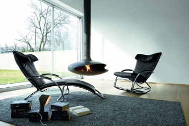 내부의 흔들 의자 : 집안을 더욱 편안하게 해주는 우수한 가구. 160+ (사진) 직접 나무, 금속, 합판