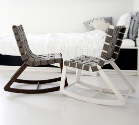 Schommelstoel in het interieur: uitstekende meubels die uw huis comfortabeler maken. 160+ (Foto's) doe het zelf hout, metaal, multiplex