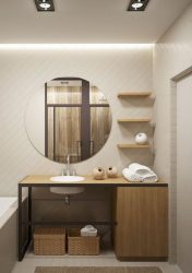 Thiết kế thời trang hiện đại của một phòng tắm nhỏ năm 2017 - Những gì bạn cần biết?