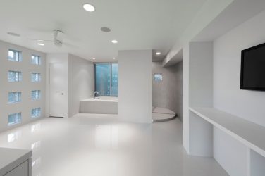 빨 수있는 벽지 - 튼튼한 기초에 꿈을 디자인하십시오. 210+ (사진) - 부엌, 욕실 및 화장실