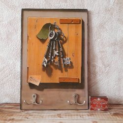 Wall key holder in the hallway: 140+ (Photo) The original options with their own hands