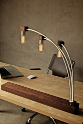 Лампа за настолна лампа: Важен аксесоар във всеки интериор (160+ снимки за баня, кухня, хол)