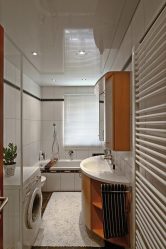 Pros and cons of the stretch ceiling in the bathroom: The best solution or fashion? (125+ Photos)
