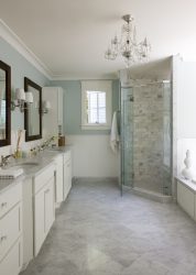 욕실을 붙일 최고의 벽지는 무엇입니까? 액체, 비닐, 세탁, 습기 방지 - 가장 실용적인 것을 선택하십시오 (115+ 사진)