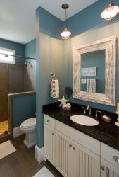 Qual é o melhor papel de parede para colar o banheiro? Líquido, vinil, lavagem, umidade resistente - escolha o mais prático (115+ fotos)