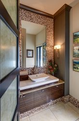 Giấy dán tường tốt nhất để dán phòng tắm là gì? Chất lỏng, nhựa vinyl, giặt, chống ẩm - chọn thực tế nhất (115+ Ảnh)