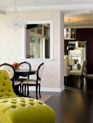 Wallpaper for painting - Pros and cons. 240+ (Photos) Interiors in the living room, bedroom, kitchen