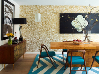 Silk-screen wallpapers - Fresh idea for connoisseurs of beauty (160+ Photos)