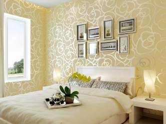 Silk-screen wallpapers - แนวคิดใหม่สำหรับผู้ที่ชื่นชอบความงาม (160+ ภาพ)
