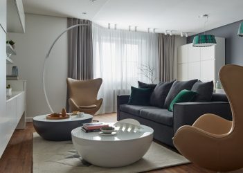 Mais de 230 fotos Fotos Ideias Interior 1 (um quarto) Apartamentos de 40 m2 Design moderno simples e elegante