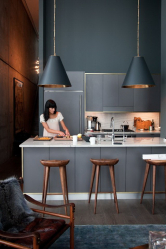Iluminação adequada na cozinha: Opções modernas para um design aconchegante (mais de 155 fotos)