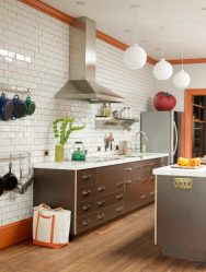 Decoração de parede na cozinha: mais de 205 opções de foto (painéis, laminados, gesso). Como combinar praticidade com estética?