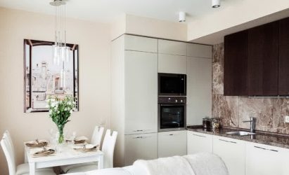Väggdekoration i köket: 205+ Fotoalternativ (paneler, laminat, gips). Hur man kombinerar praktik med estetik?