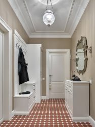 Interior options in the Hallway: 225+ Photo Designs (stone / laminate / tile / fresco). Which wall color is better?