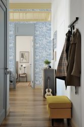 Tùy chọn nội thất trong Hành lang: 225+ Thiết kế hình ảnh (đá / laminate / gạch / bích họa). Màu tường nào tốt hơn?