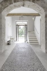Interiörmöjligheter i korridoren: 225+ Fotografisk design (sten / laminat / kakel / fresco).Vilken väggfärg är bättre?