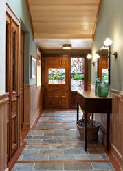 Interior options in the Hallway: 225+ Photo Designs (stone / laminate / tile / fresco). Which wall color is better?