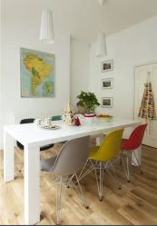 Oval table in the kitchen - Universal version for any interior (210+ Photos of sliding, glass and wooden models)
