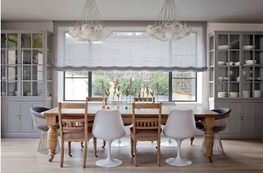 Table ovale dans la cuisine - Version universelle pour tout intérieur (210+ Photos de modèles coulissants, en verre et en bois)