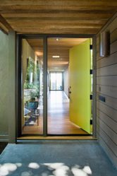 Entrance plastic doors in a private house (145+ Photo): How to make and securely and beautifully?