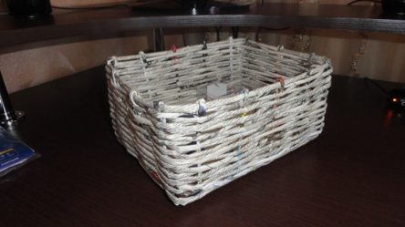 Тъкане на кошници от вестникарски тръби стъпка по стъпка за начинаещи (90 + Фото). Как да започнем и да завършим?