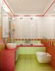 Azulejo para uma pequena casa de banho (mais de 150 Design Fotos): A combinação ideal de estilo e decoração