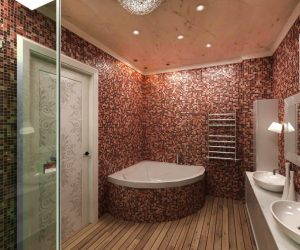 Azulejos para un baño pequeño (más de 150 fotos de diseño): la combinación óptima de estilo y decoración